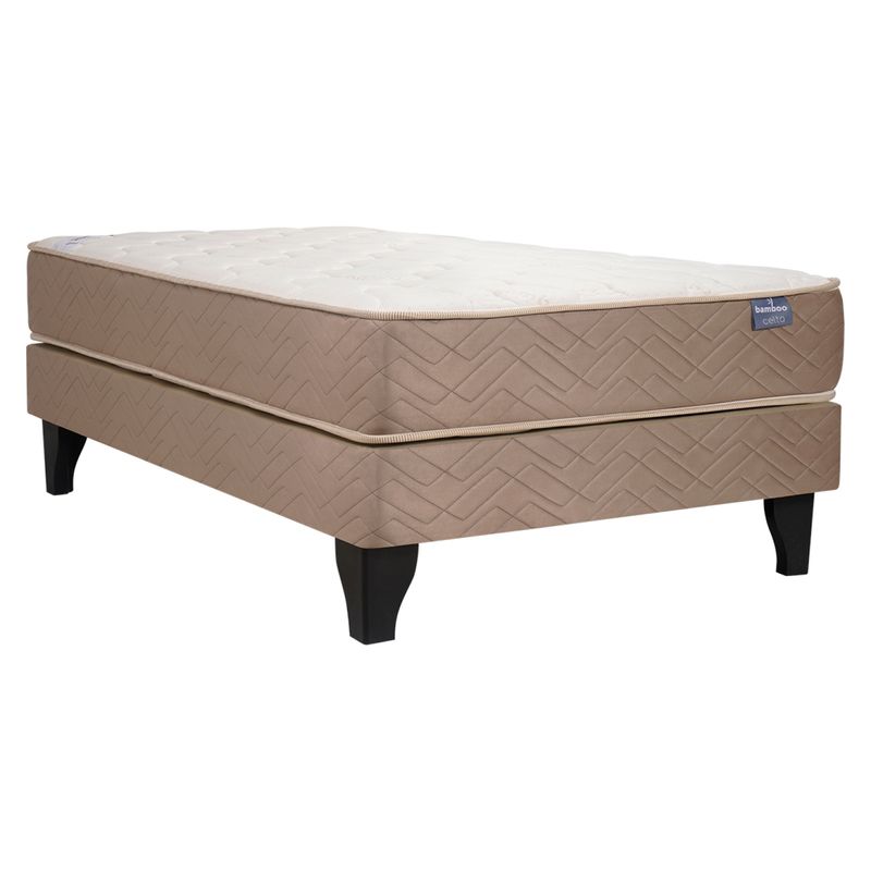 CELTA - Cama Europea Bamboo 1 Plaza X 1.90Mt Celta