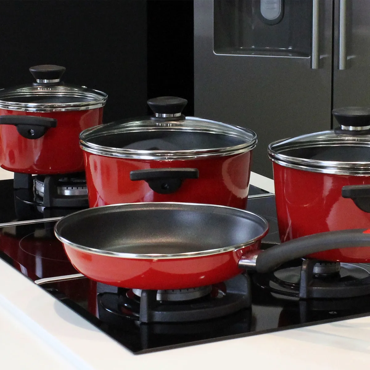 MAGEFESA - Batería De Cocina Acero Coral 7 Piezas Magefesa