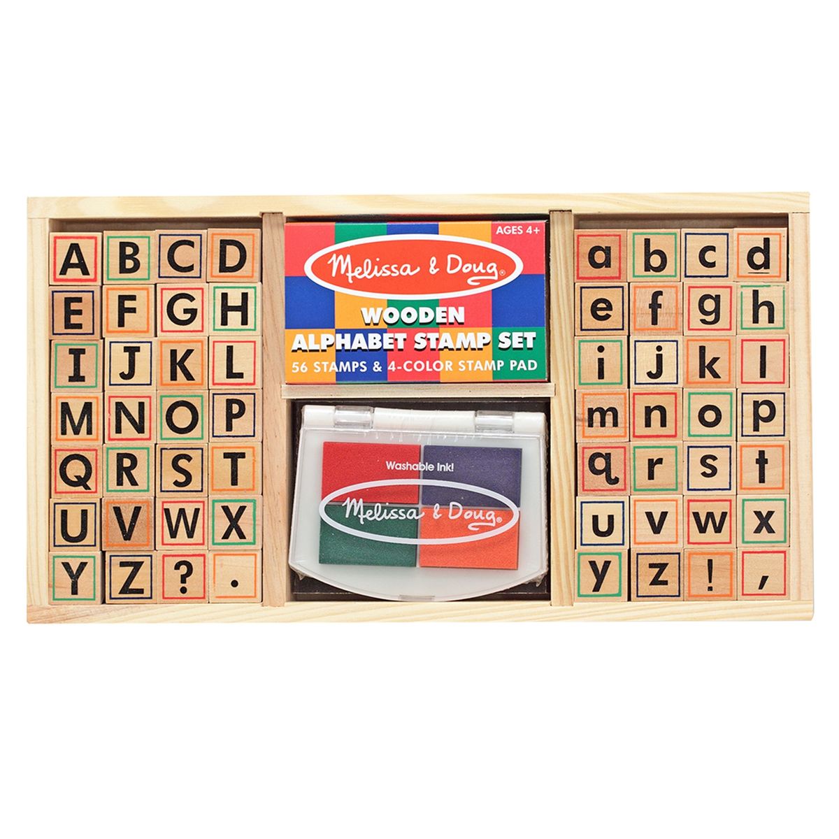 MELISSA & DOUG - Caramba Stamps Madera Abecedario