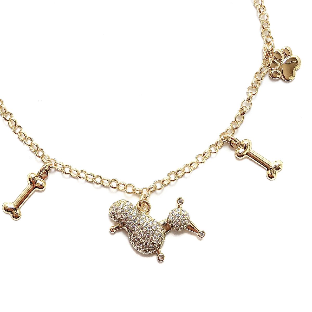 COGGIOLA - Pulsera Escapulario Enchapada Oro 18K