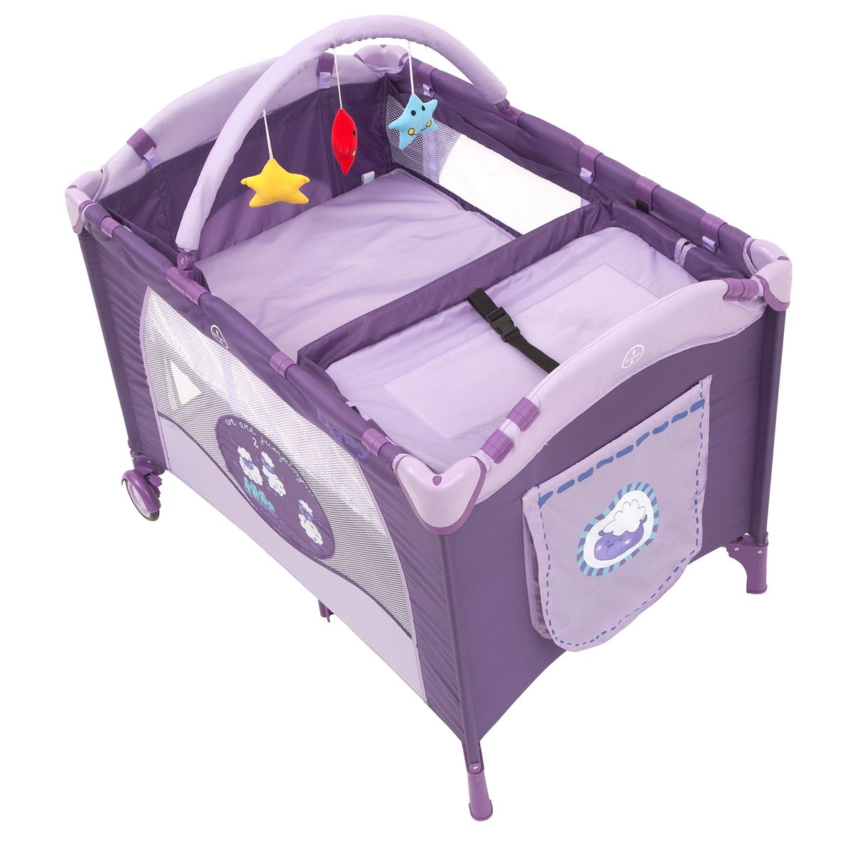 BABY WAY - Cuna Corral Pack and Play Morado Baby Way