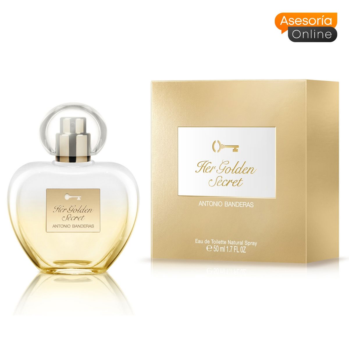 BANDERAS - Perfume Mujer Her Golden Secret Edt 50Ml Vaporizador Banderas