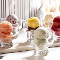 Set de Copas Helado Vidrio 6 Unidades