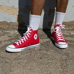 CONVERSE - Zapatilla Urbana Mujer Rojo