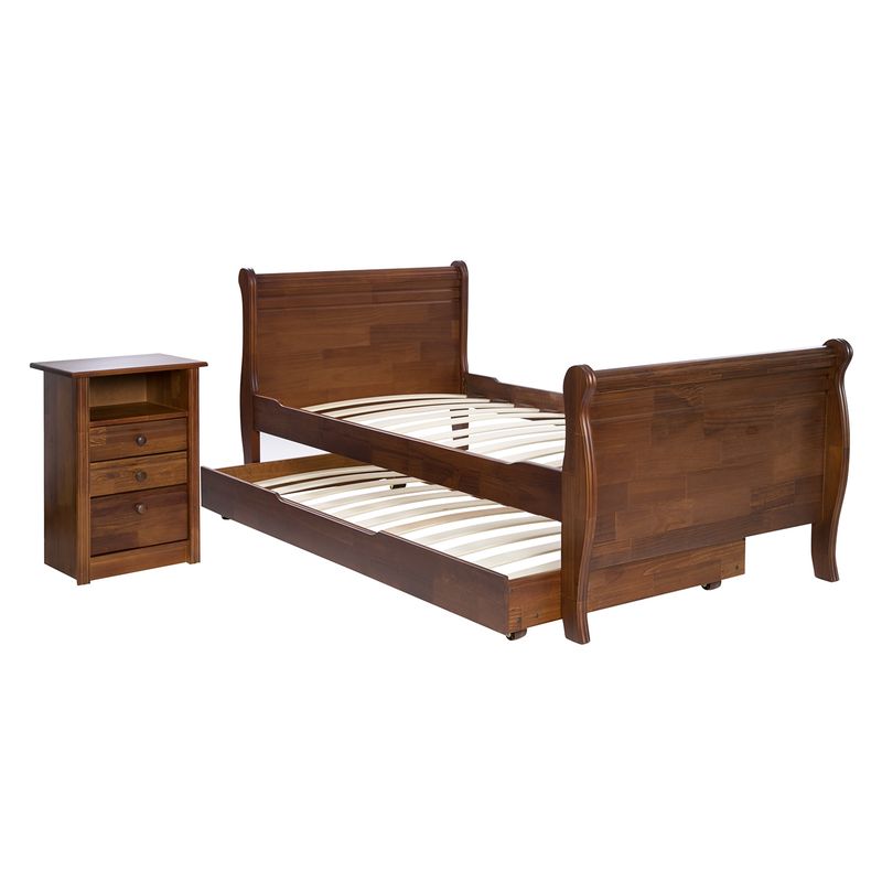 ROSEN - Cama Cuja Ergo T 1.5 plazas  Rosen + Velador