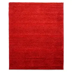 IDETEX - Bajada De Cama Rojo Shaggy
