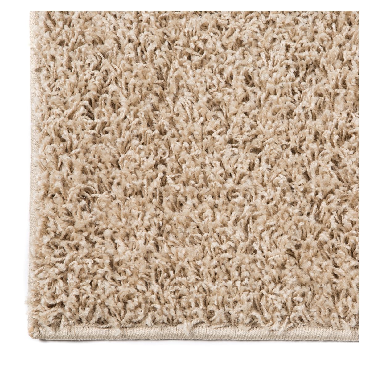 IDETEX - Alfombra Shaggy Beige 150X200 Cm Idetex