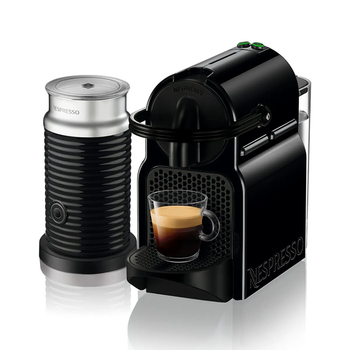 NESPRESSO - Cafetera con Cápsula Inissia C40 y Espumador de Leche Nespresso