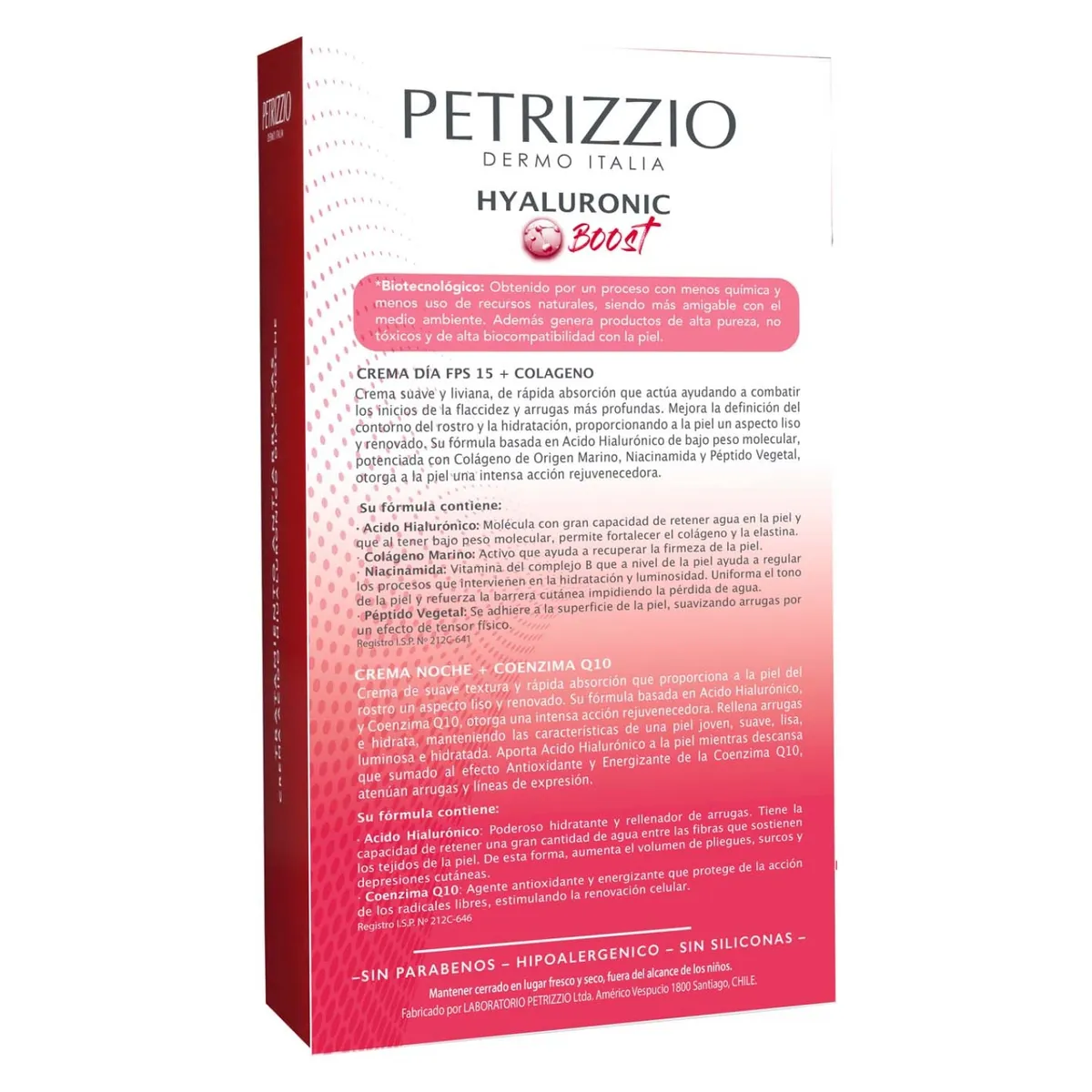 PETRIZZIO - Set Crema de Dia Hyaluronic Boost 50 gr + Crema de Noche 50 gr Petrizzio
