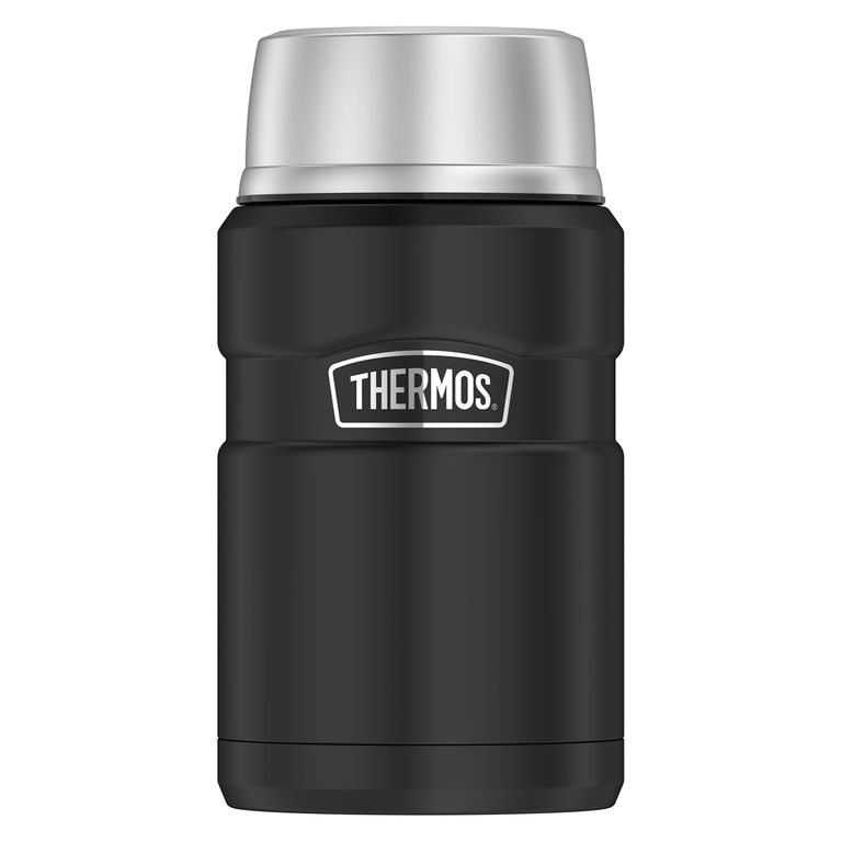 Termo Comida Negro Acero Inoxidable 710 Ml King