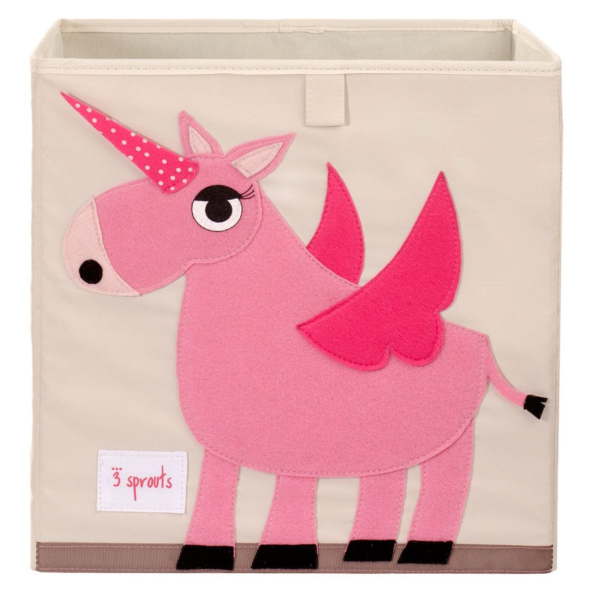 3 SPROUTS - Caja Para Juguetes Unicornio 3 Sprouts