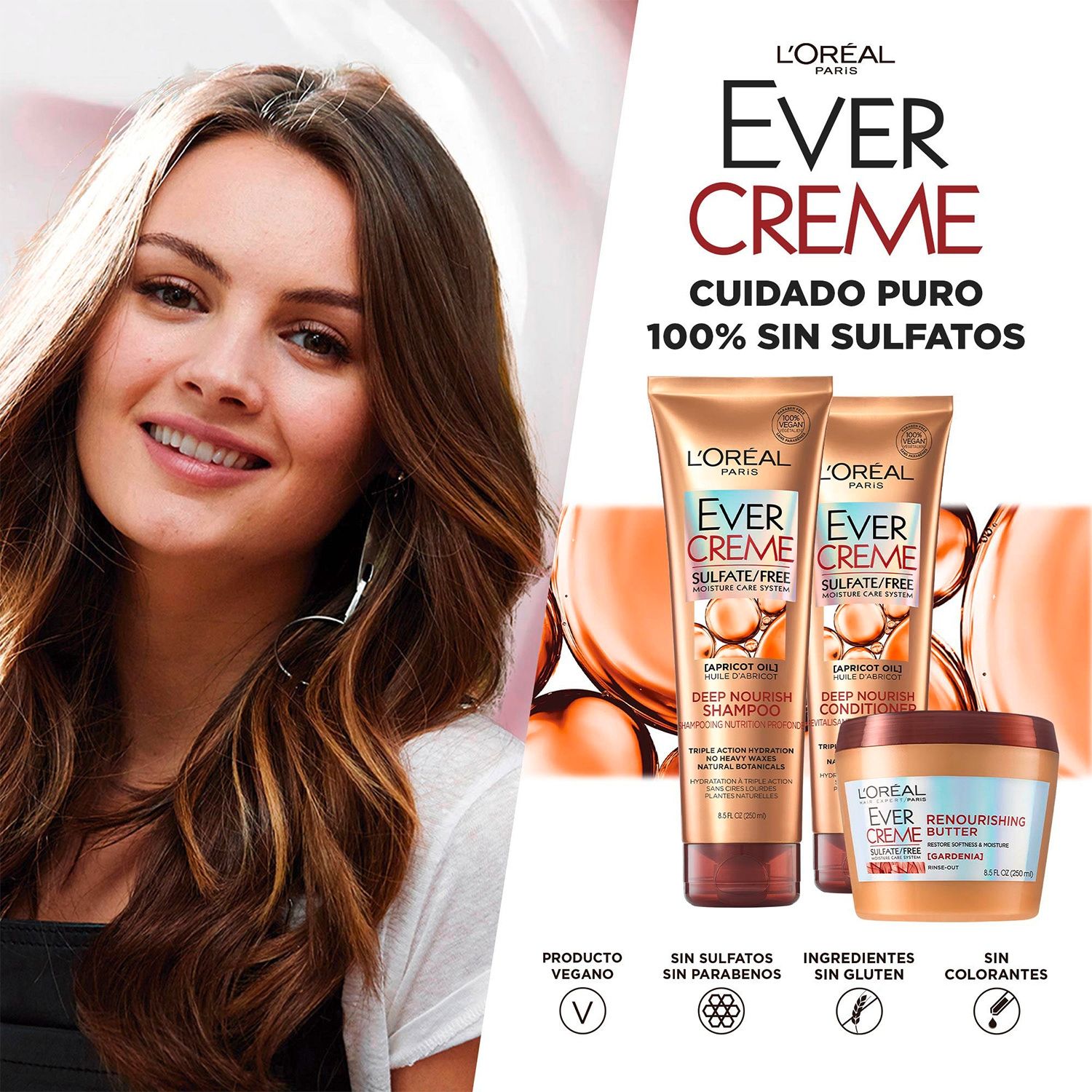 HAIR EXPERTISE Set Evercreme Deep Nourish Shampoo 250 Ml Hair