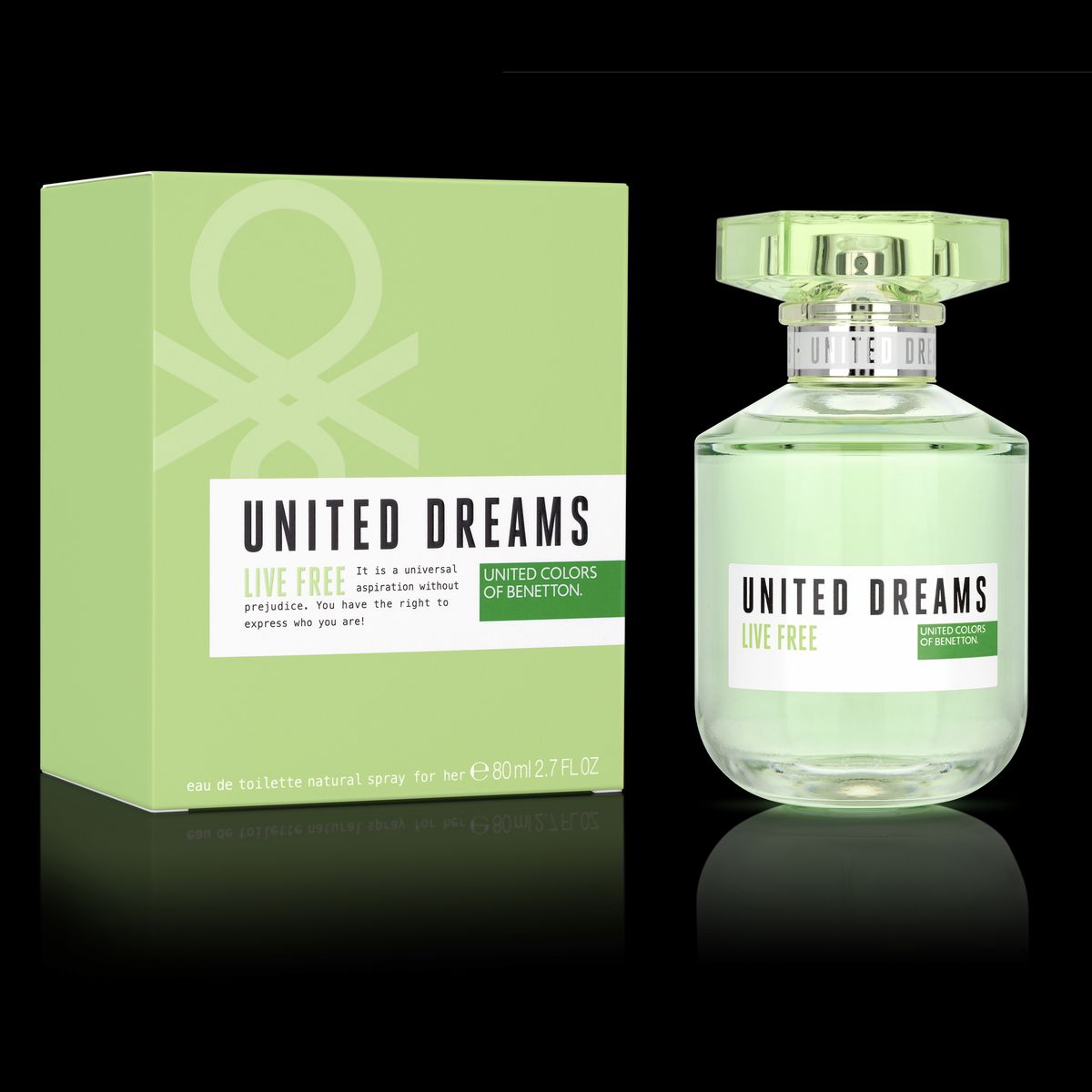 BENETTON - Perfume Mujer United Dreams Live Free Edt 80 Ml Benetton