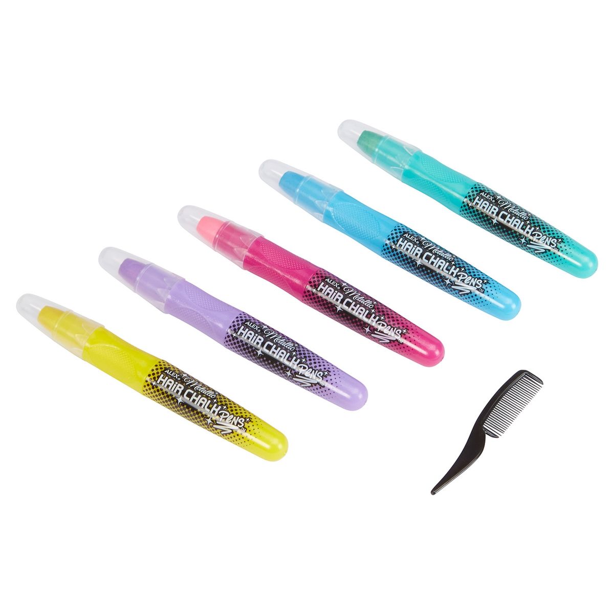 ALEX - Set De Tizas De Color Metalico Para Pintar El Cabello Alex