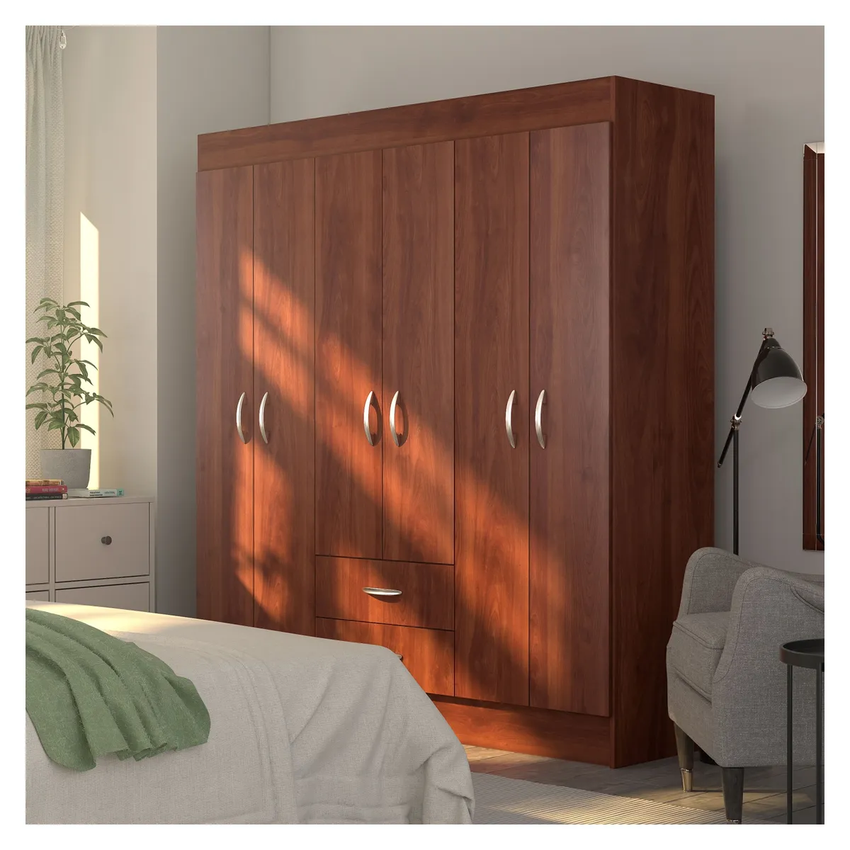 CIC - Clóset 6 Puertas 2 Cajones Cic