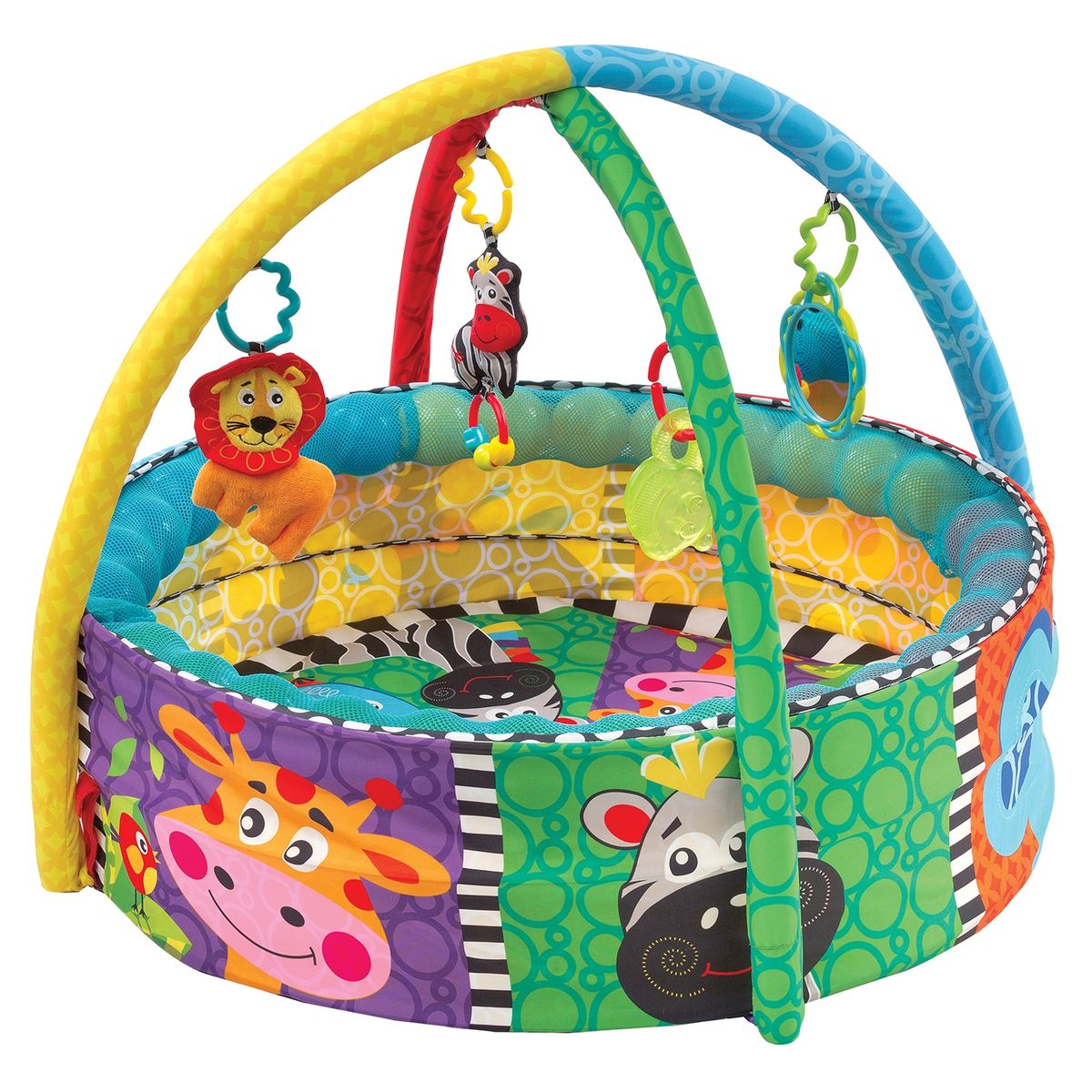 PLAYGRO - Gimnasio y Piscina Multicolor Playgro