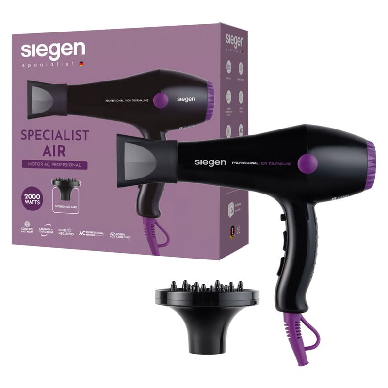 SIEGEN - Secador De Pelo Siegen SG-3049 1800 W