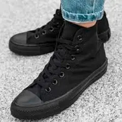 CONVERSE - CT AS Core HI SLT Zapatilla Urbana Hombre Negro