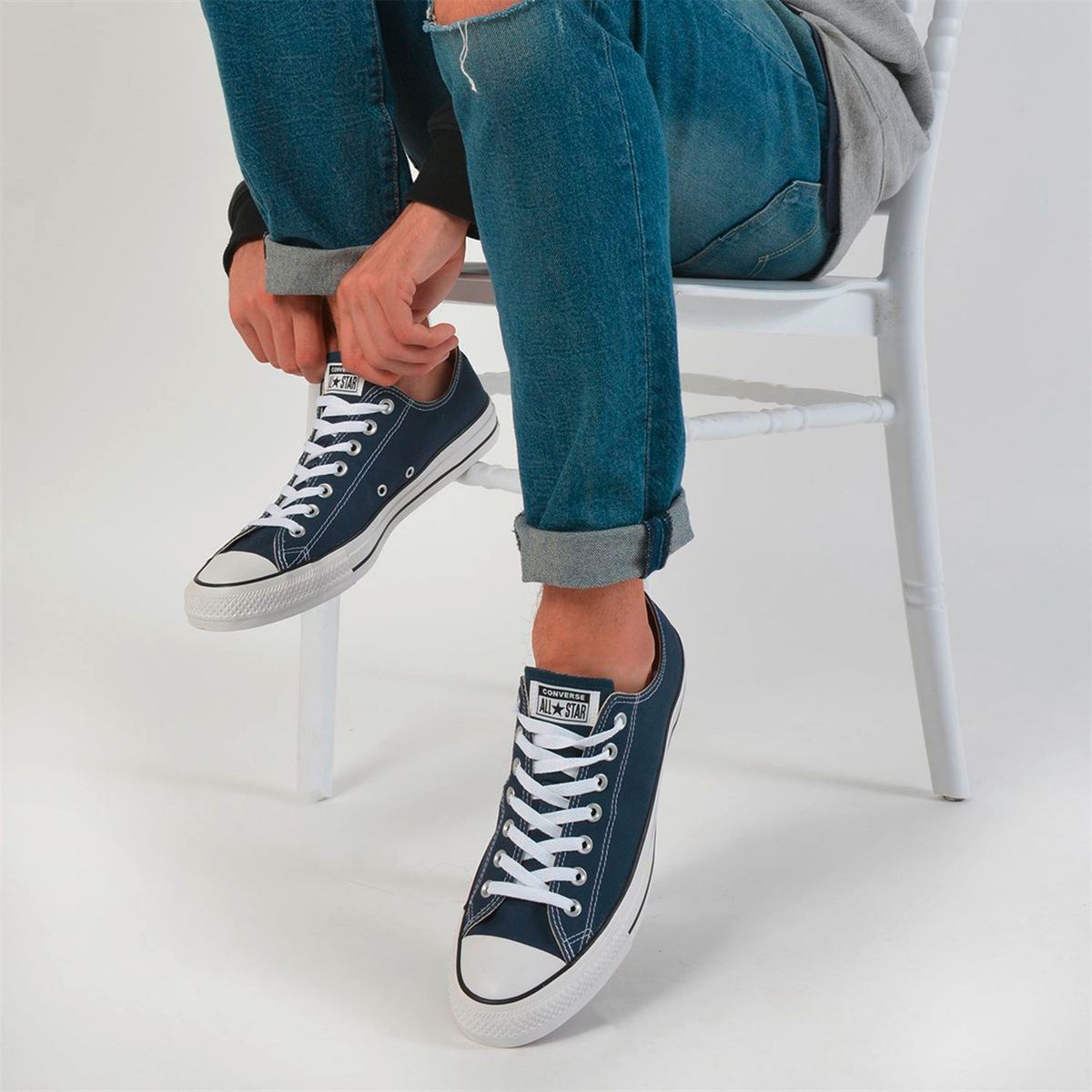 CONVERSE - Chuck Taylor All Star Zapatilla Urbana Hombre Azul Converse