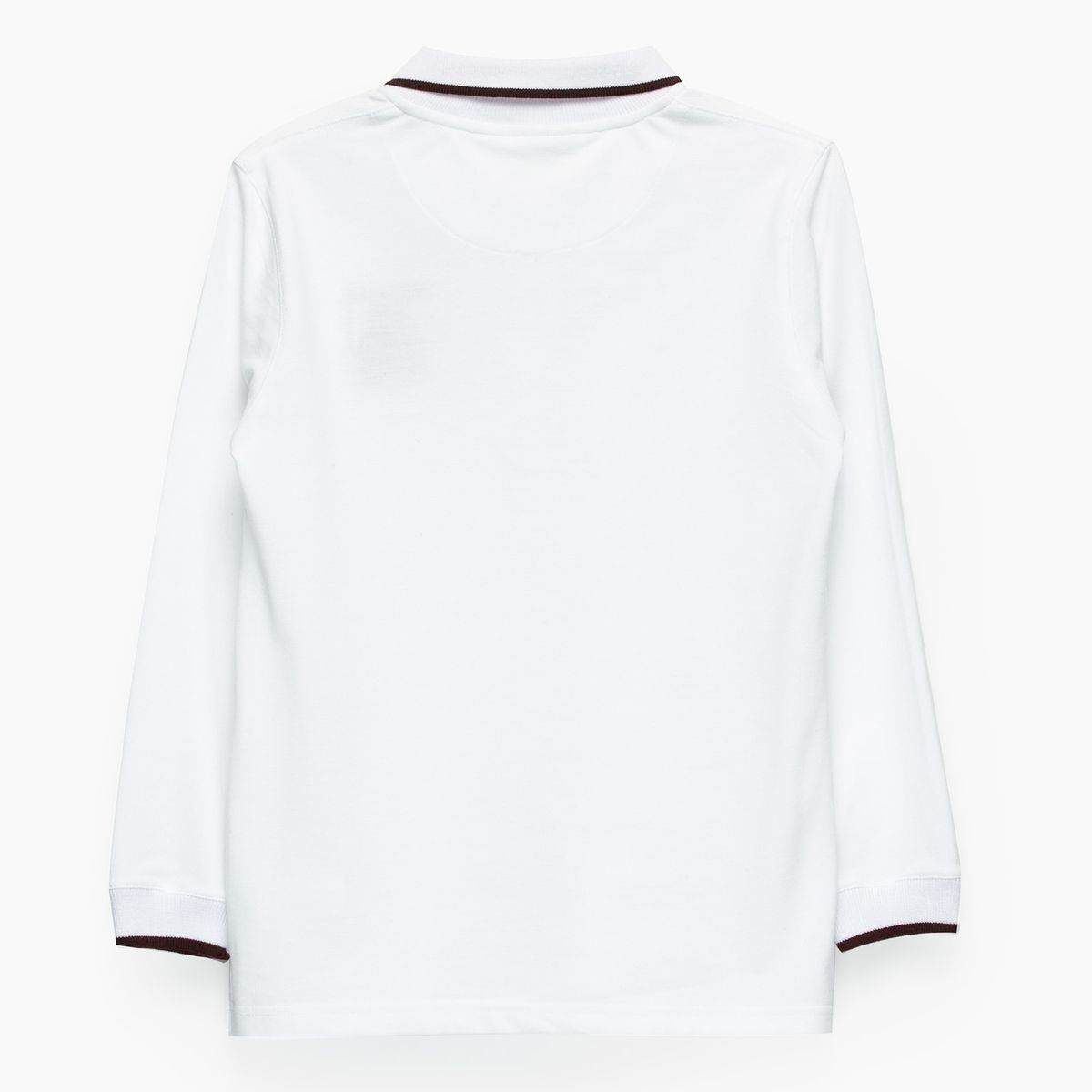 LICEO CATOLICO ATACAMA COPIAPO - Liceo Catolico Atacama, Polera Escolar Pique, 100% Algodón, Manga Larga Con Puño Elasticado, Cuello Con 2 Botones, Incluye 1 Boton De Repuesto