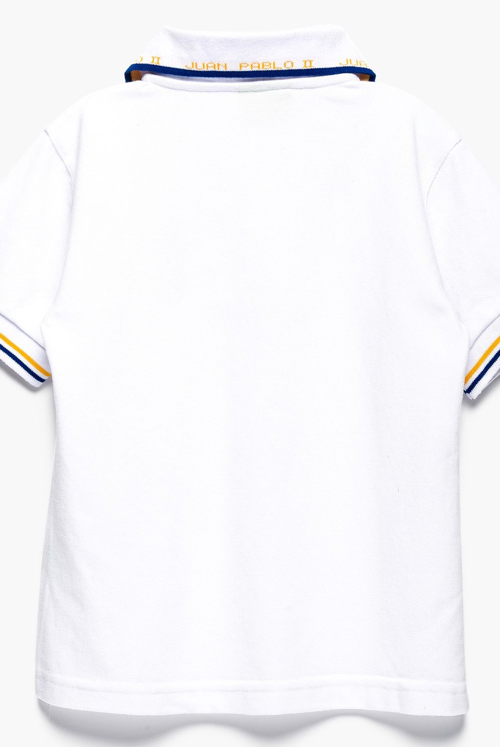 COLEGIO JUAN PABLO II CALAMA - Colegio Juan Pablo Ii Calama, Polera Pique Escolar 50% Algodón 50% Poliéster, Cuello con 2 Botones Niña
