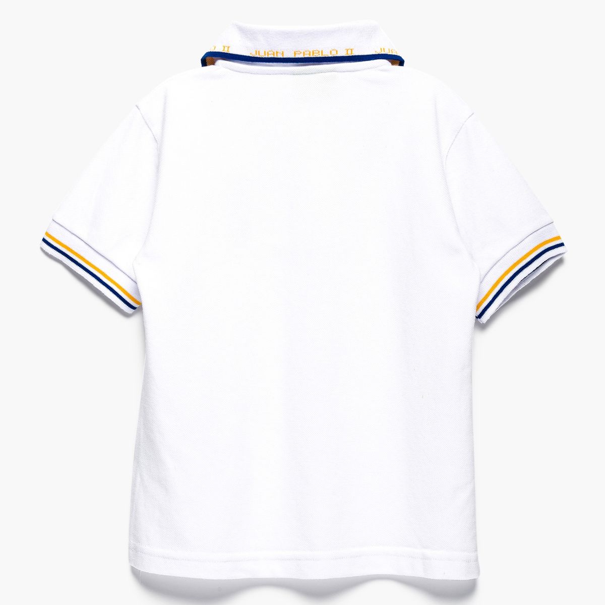 COLEGIO JUAN PABLO II CALAMA - Colegio Juan Pablo Ii Calama, Polera Pique Escolar 50% Algodón 50% Poliéster, Cuello con 2 Botones Niña