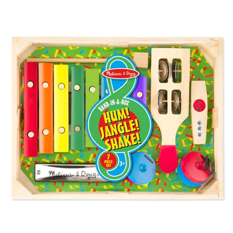MELISSA & DOUG - Set Instrumentos Musicales Hum! Jangle! Shake! Melissa & Doug