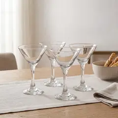 MICA - Set 4 Copas Martini Vidrio 274 ml London
