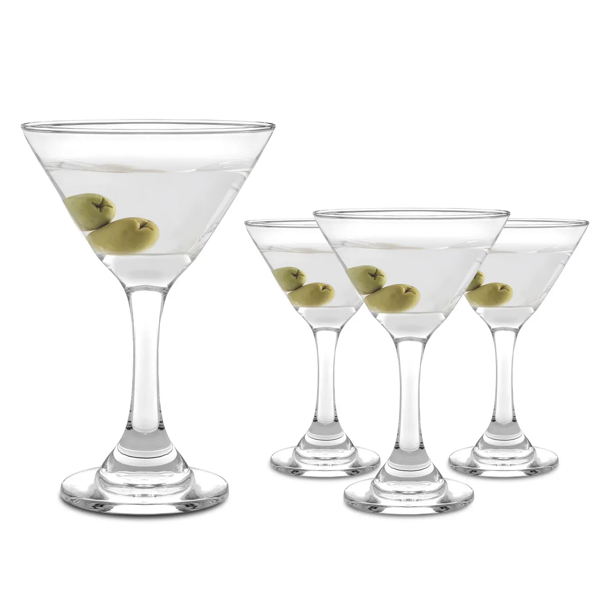 MICA - Set 4 Copas Martini Vidrio 274 ml London Mica