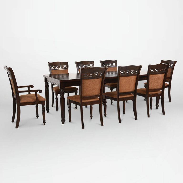 CIC Juego De Comedor Le Blanc C/Ext 6 Sillas+2 Sitiales
