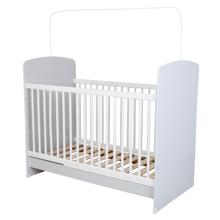 KIDSCOOL Cuna Multifunción 3 En 1 Blanca