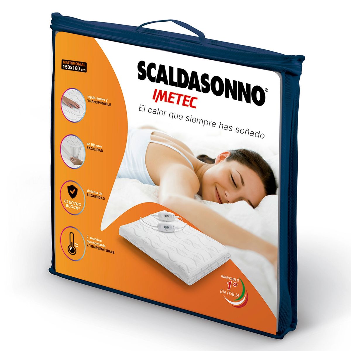SCALDASONNO - Calientacama 2 Plazas Matrimonial Scaldasonno