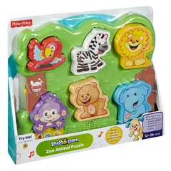 FISHER PRICE - Juego Educativo Puzzle Sonidos De Animales (Contiene Producto Al Azar Del Surtido)