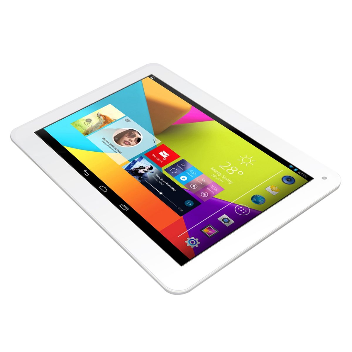 MICROLAB - Tablet 7" Intel DualCore 8GB Wi-Fi Blanca