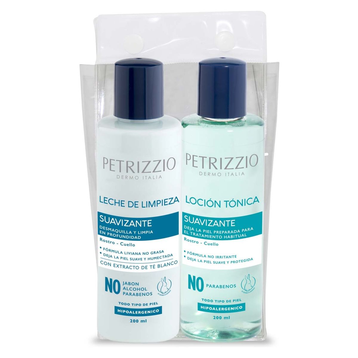 PETRIZZIO - Set Leche de Limpeza 100ml + Loción Tónica 100ml PETRIZZIO