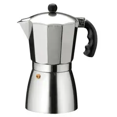FANTUZZI - Cafetera Express Luna 9 Tazas Aluminio