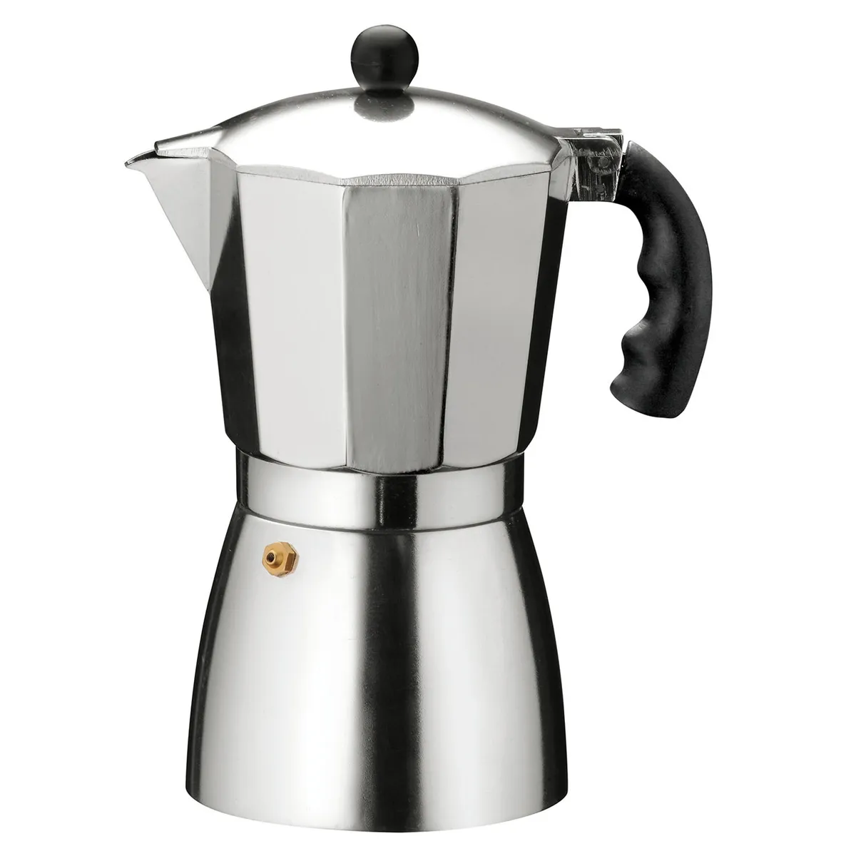 FANTUZZI - Cafetera Espress 6 Tazas Aluminio Fantuzzi