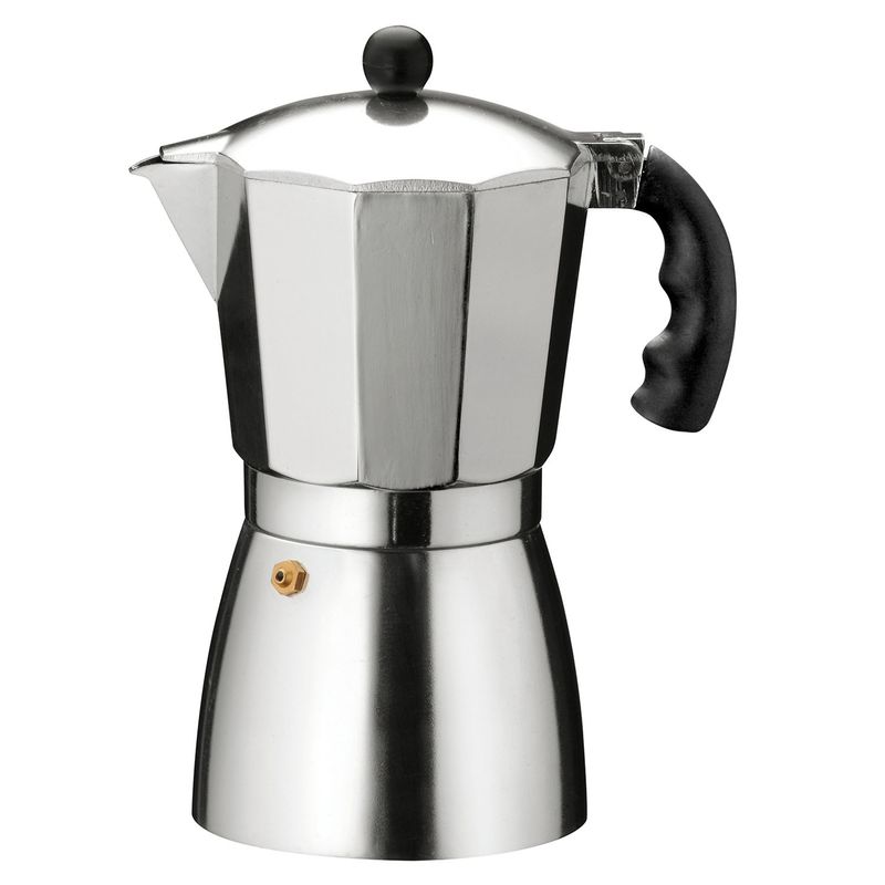 FANTUZZI - Cafetera Espress 6 Tazas Aluminio Fantuzzi