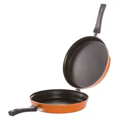 FANTUZZI - Sartén Duo Tortilla 24 cm Naranjo