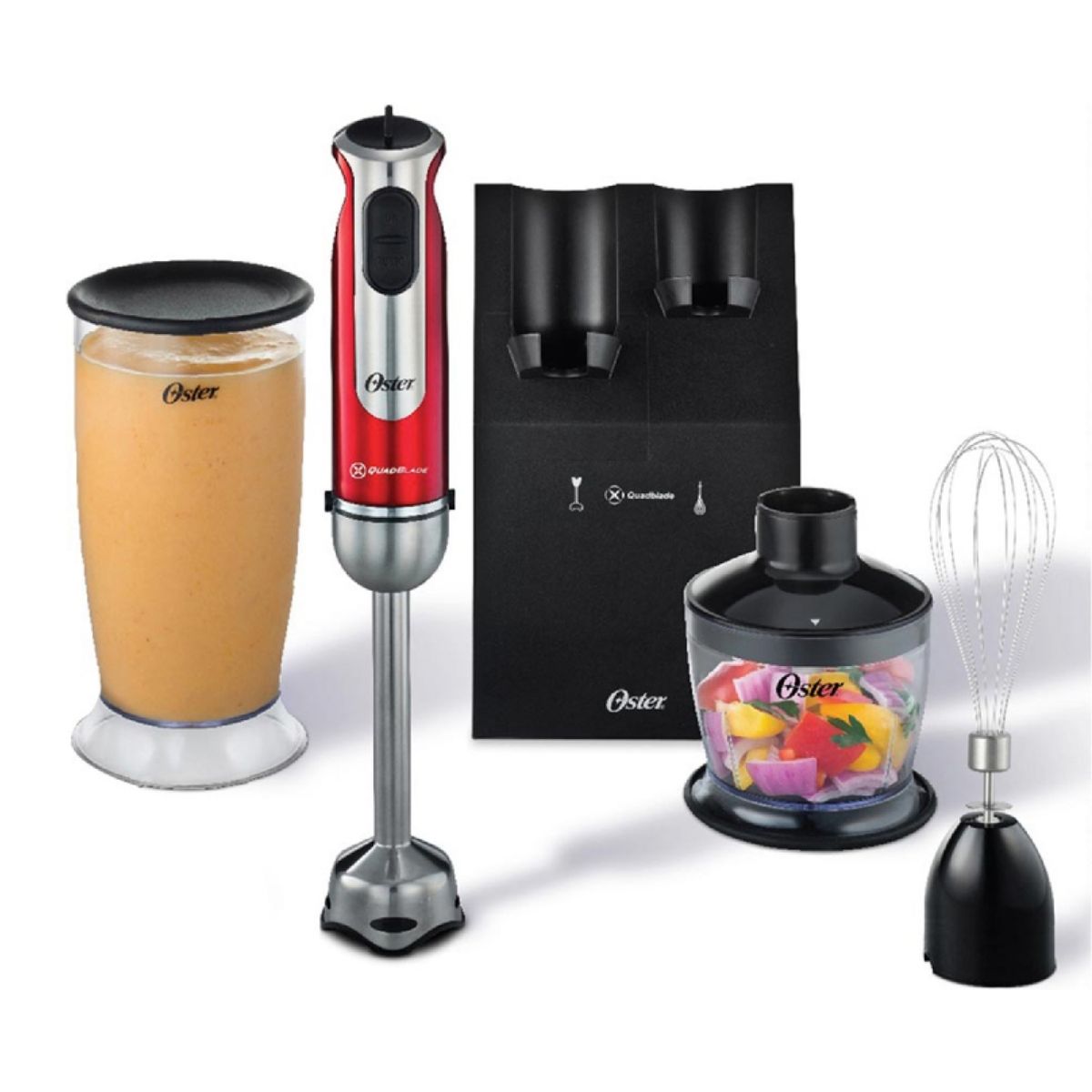 OSTER - Minipimer Oster Hb2800Roja