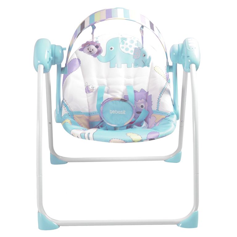 BEBESIT Silla Nido Balancín Mimo Celeste