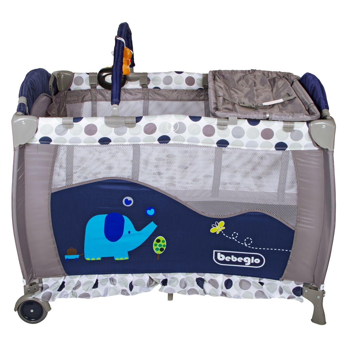 BEBEGLO - Bebeglo Cuna Corral Con Vibrador Musical