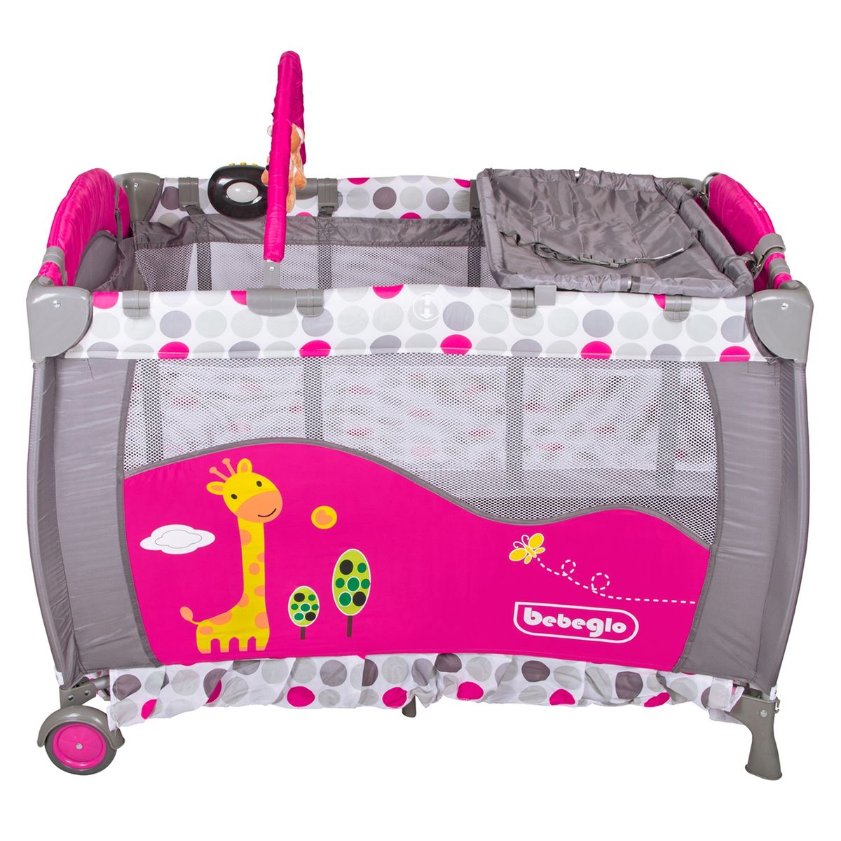 BEBEGLO - Bebeglo Cuna Corral Con Vibrador Musical