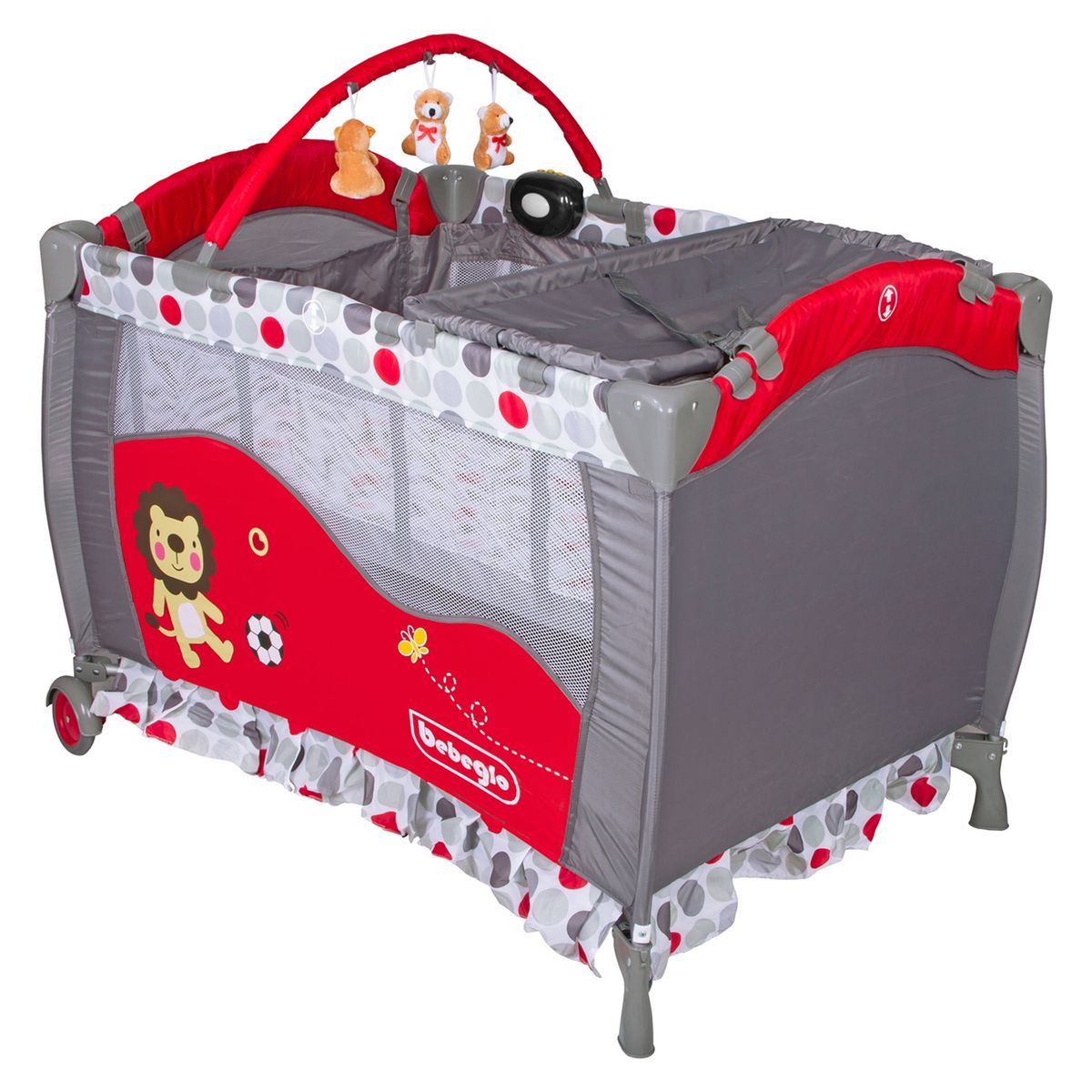 BEBEGLO - Bebeglo Cuna Corral Con Vibrador Musical