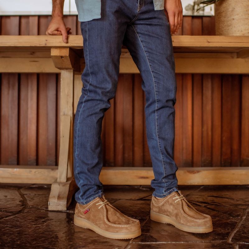 HUSH PUPPIES Navajo Zapato Casual Hombre Cuero Café Hush Puppies