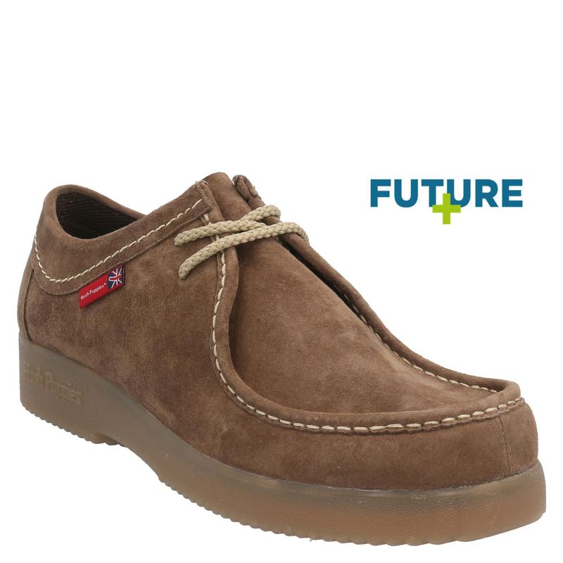 HUSH PUPPIES Navajo Zapato Casual Hombre Cuero Café Hush Puppies