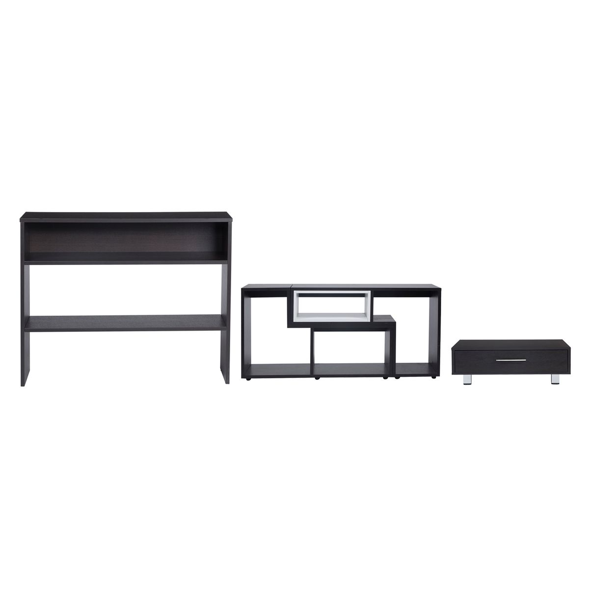 TUHOME - Rack Extensible + Arrimo + Mesa de Centro