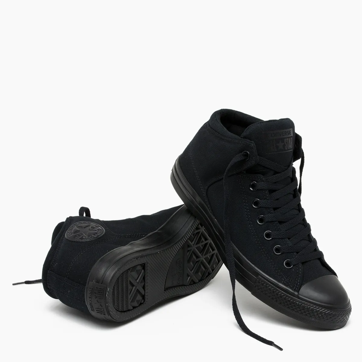 CONVERSE - Chuck Taylor Street Zapatilla Urbana Hombre Negro Converse