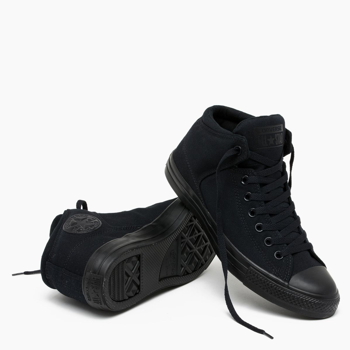 CONVERSE - Chuck Taylor Street Zapatilla Urbana Hombre Negro Converse