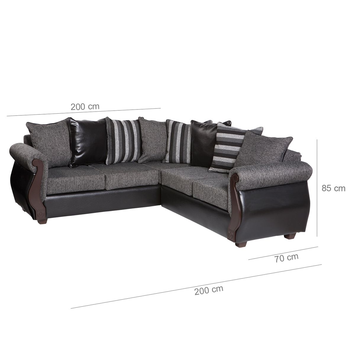 INNOVAMUEBLES - Sofá Seccional Izquierdo Intercambiable Milán